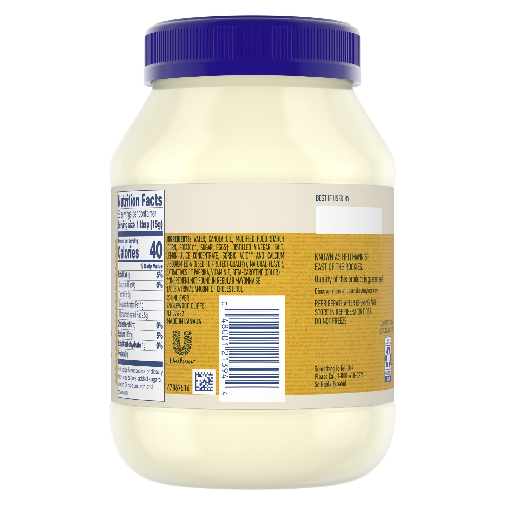 slide 5 of 6, Best Foods Mayonnaise Dressing Canola Cholesterol Free, 30 oz, 30 oz