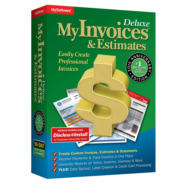 slide 1 of 1, Avanquest Myinvoices & Estimates Deluxe 10, Traditional Disc, 1 ct