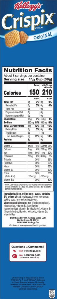 slide 5 of 6, Kellogg's Crispix Cereal, 12 oz