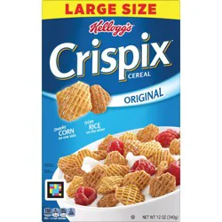 Kellogg''s Crispix Breakfast Cereal, Kids Cereal, Family Breakfast, Original, 12oz Box (1 Box)