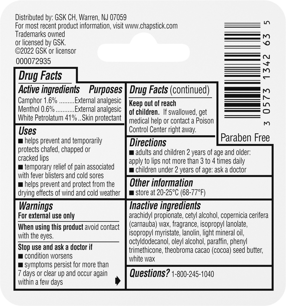 slide 3 of 12, Chapstick - Classic, 0.15 oz