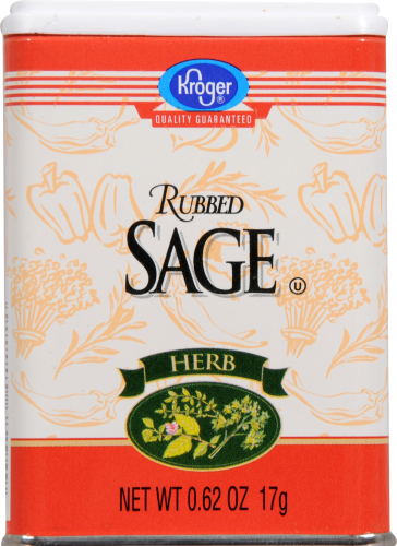 slide 1 of 1, Kroger Herb Rubbed Sage, 0.62 oz