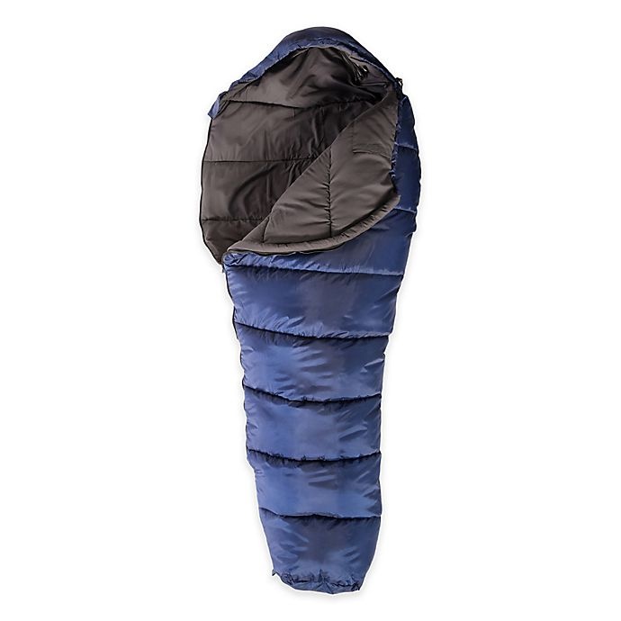 slide 1 of 1, Kamp-Rite Cascade 20-Degree Mummy Sleeping Bag - Blue, 1 ct