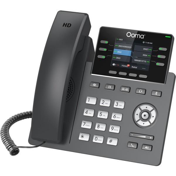 slide 2 of 3, ooma 6-Line IP Corded Phone, OOMA2613, 1 ct