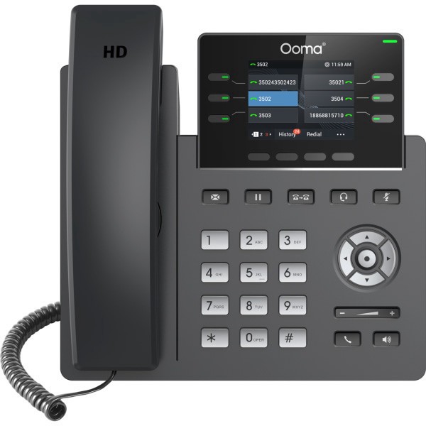slide 1 of 3, ooma 6-Line IP Corded Phone, OOMA2613, 1 ct