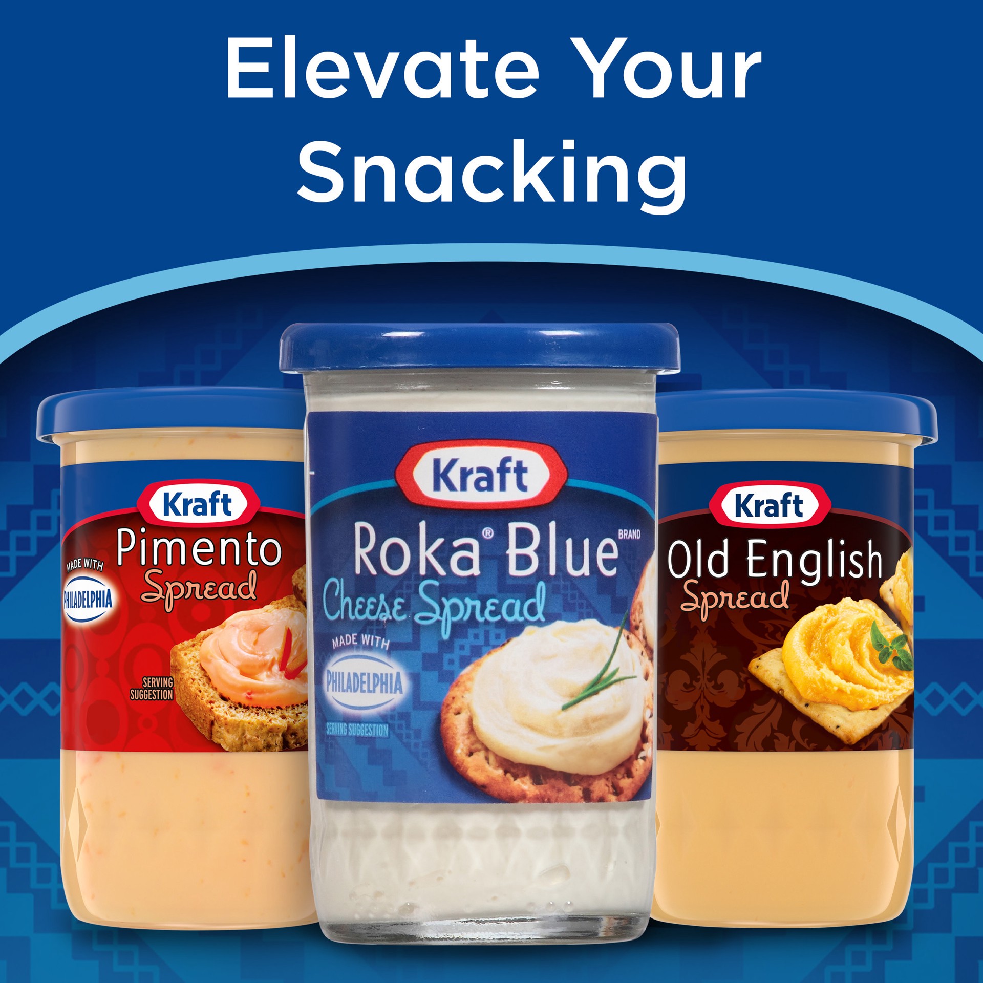slide 3 of 5, Kraft Roka Blue Cheese Spread made with Philadelphia Cream Cheese, 5 oz Jar, 5 oz