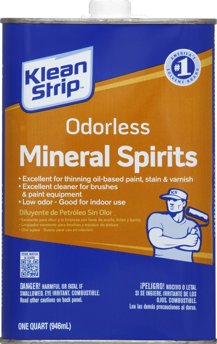 slide 1 of 2, Klean Strip Mineral Spirits 1 qt, 1 qt