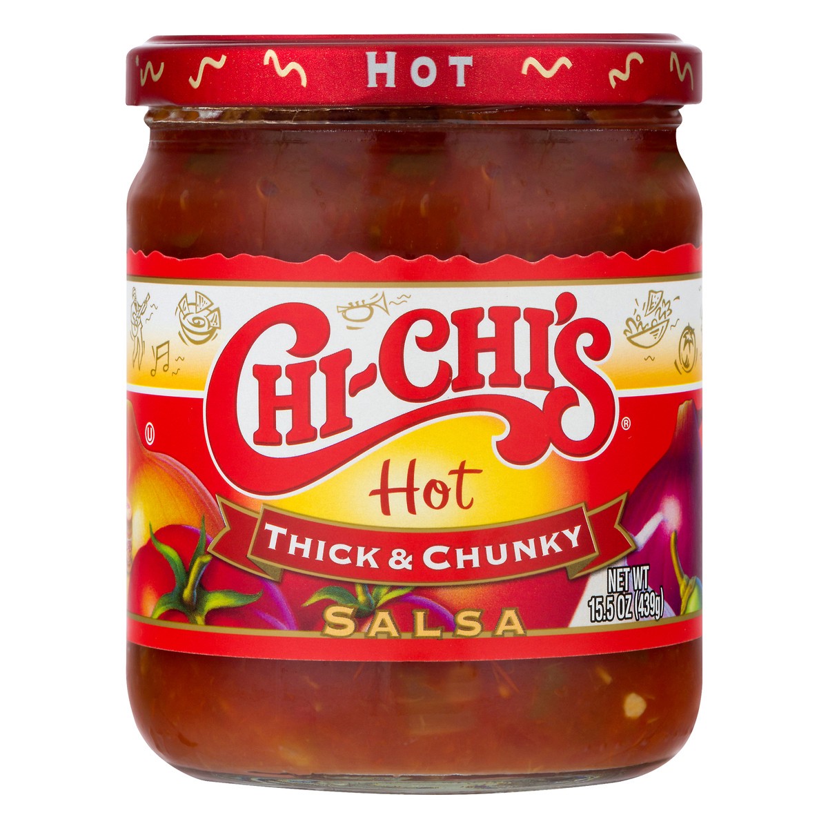 slide 9 of 12, Chi-Chi's Hot Salsa, 15.5 oz