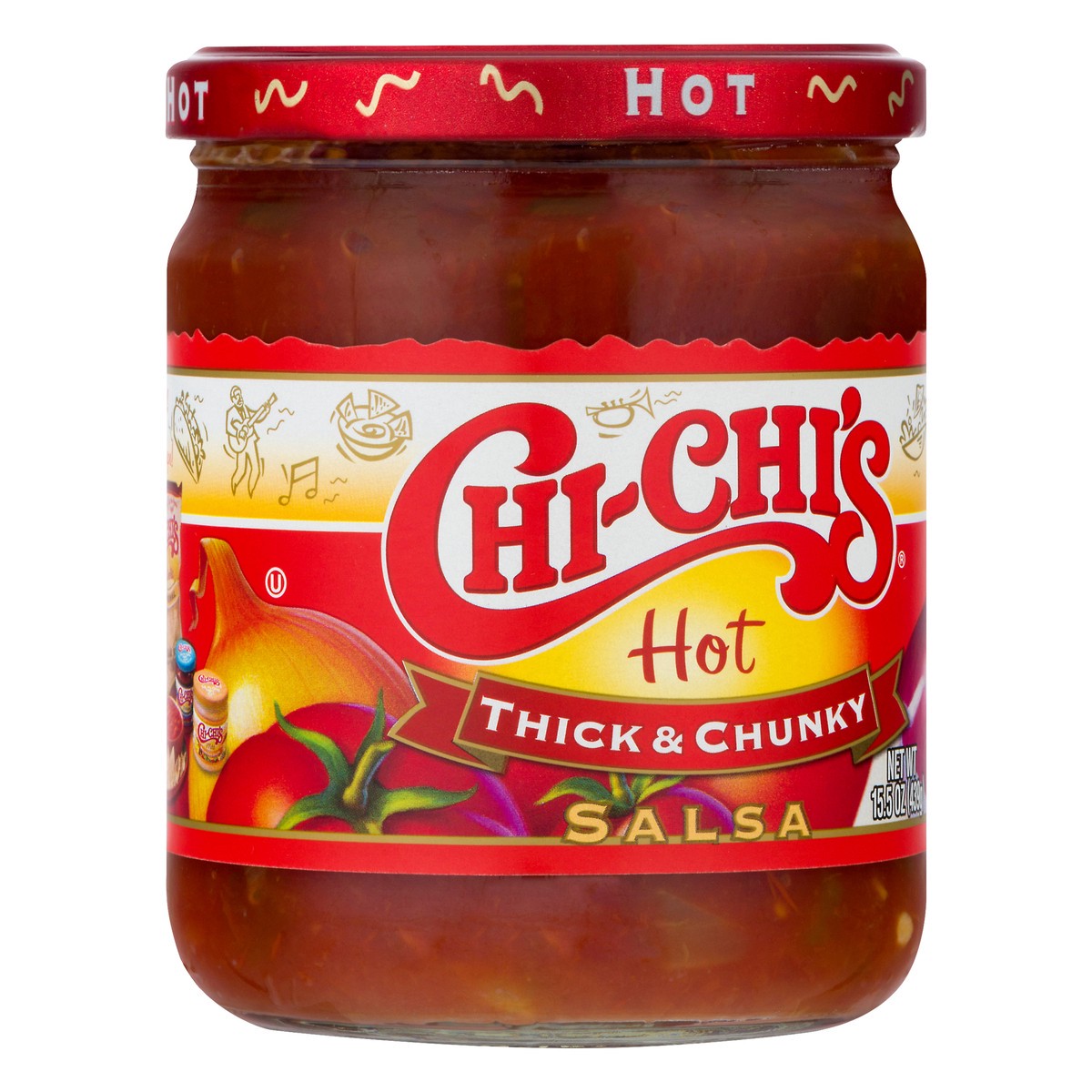 slide 5 of 12, Chi-Chi's Hot Salsa, 15.5 oz