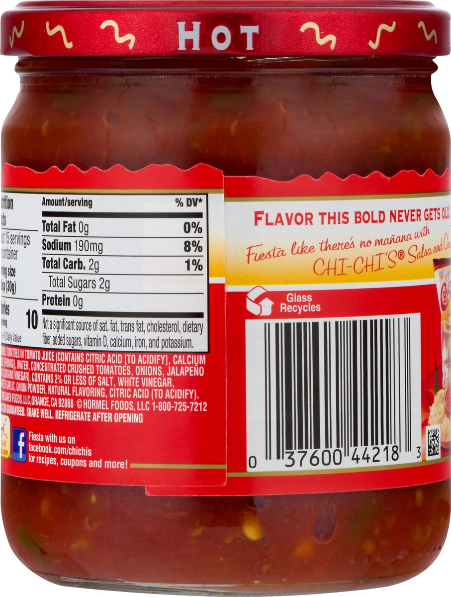 slide 7 of 12, Chi-Chi's Hot Salsa, 15.5 oz