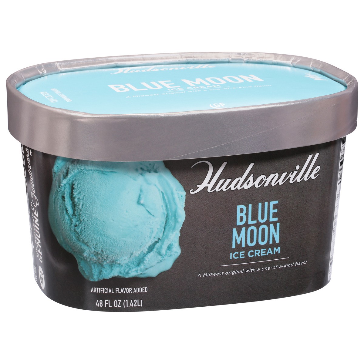 slide 2 of 9, Hudsonville Blue Moon Ice Cream 48 fl oz, 48 fl oz