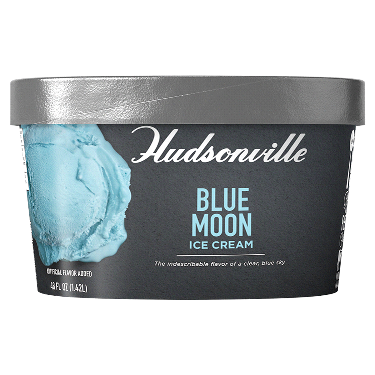 slide 1 of 21, Hudsonville Ice Cream Blue Moon, 48 fl oz