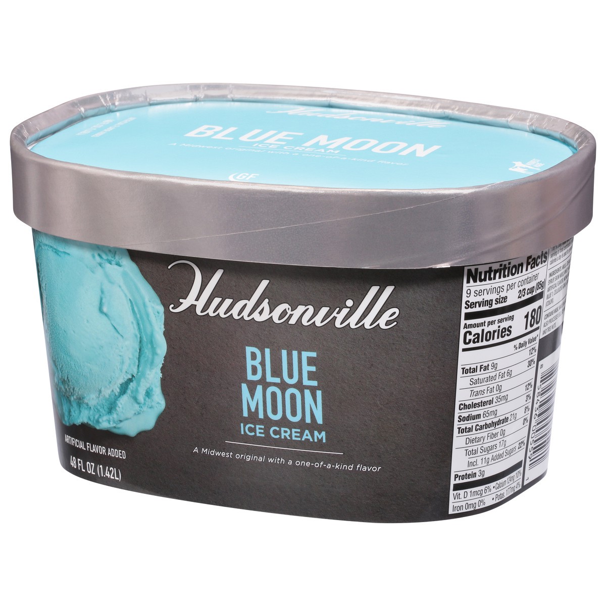 slide 3 of 9, Hudsonville Blue Moon Ice Cream 48 fl oz, 48 fl oz