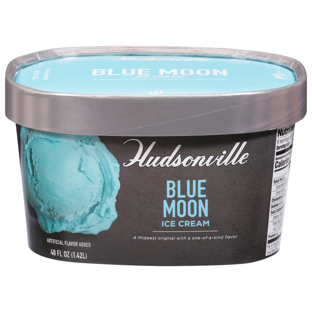 slide 1 of 9, Hudsonville Blue Moon Ice Cream 48 fl oz, 48 fl oz