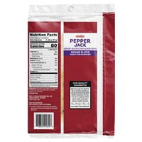 slide 3 of 5, Meijer Round Pepper Jack Cheese Burger Slices, 6 oz