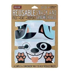 Russbe Dog Reusable Sandwich And Snack Bags