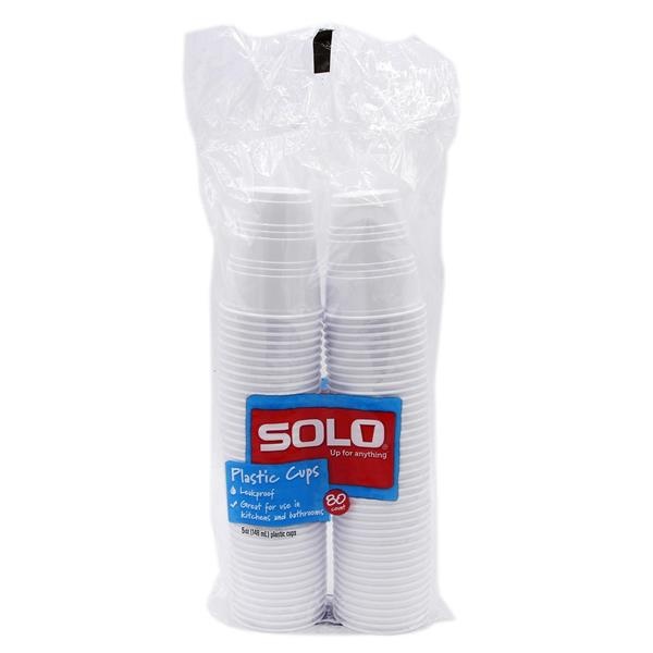 slide 1 of 4, Solo Plastic Cups 80 ea, 80 ct