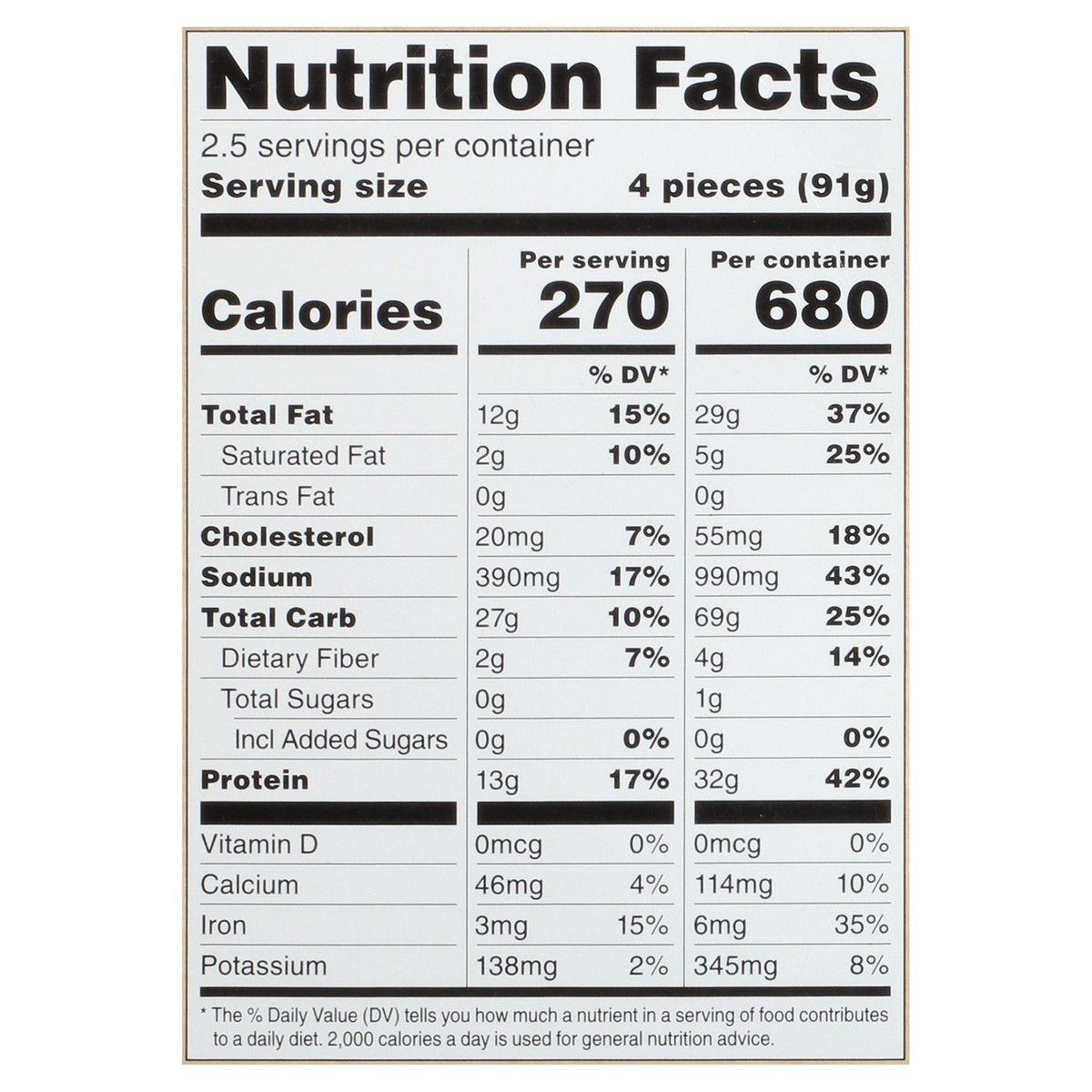 slide 7 of 17, Crav'n Flavor Beef Mini Empanadas 10 Each, 