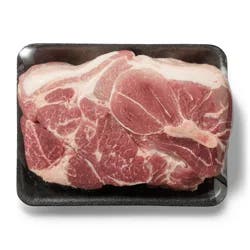 Fresh from Meijer All Natural Pork Shoulder Boston Roast, Bone-In