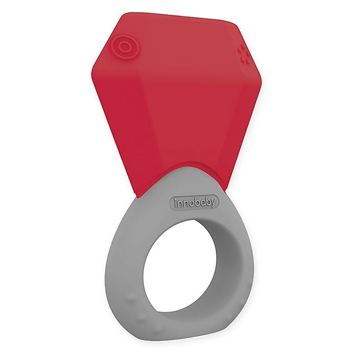 slide 1 of 7, Innobaby Teethin' Smart January Birthstone Ring Teether, 1 ct