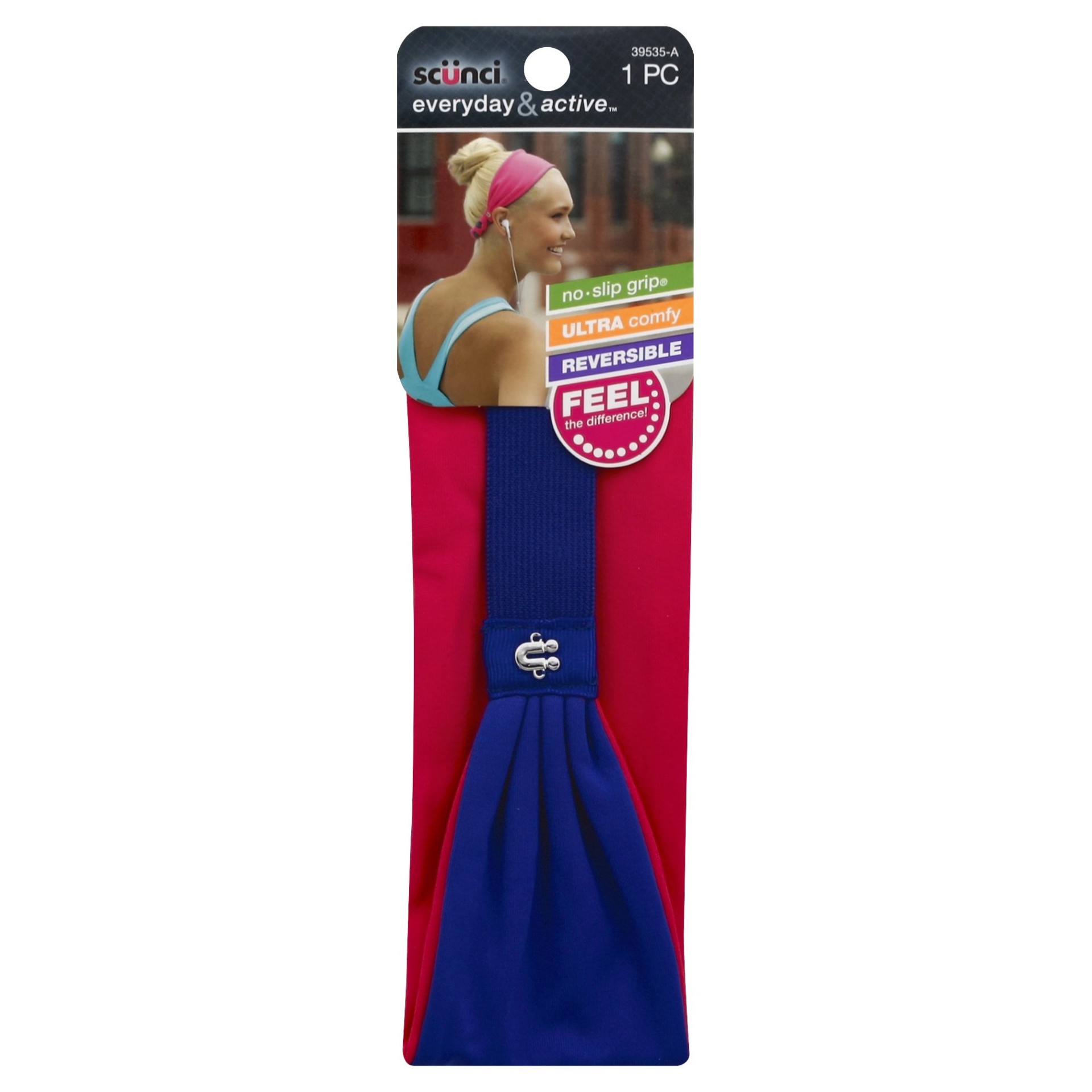 slide 1 of 2, scünci Luxe No Slip Headwrap, 1 ct