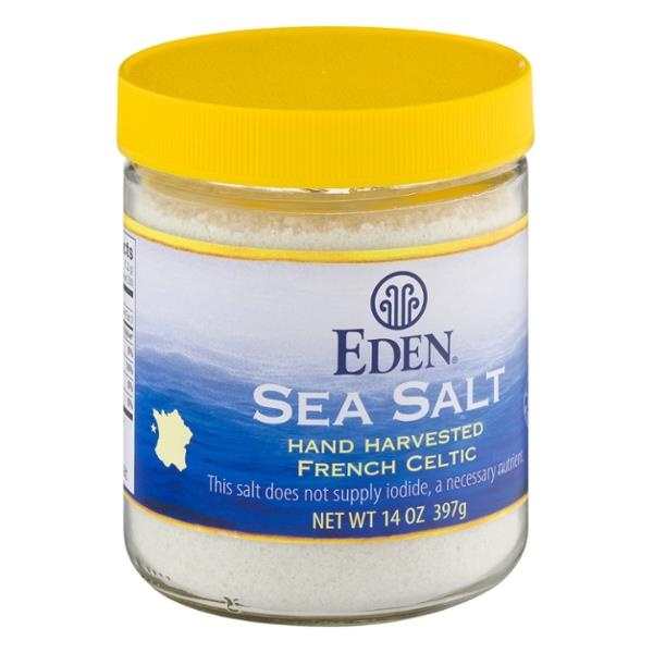 slide 1 of 1, Eden Foods French Celtic Sea Salt, 14 oz