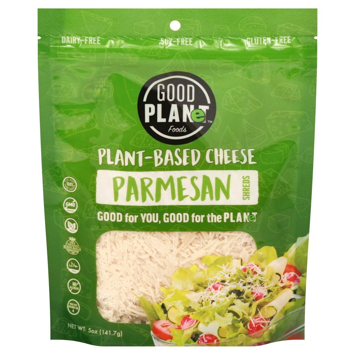 slide 1 of 13, GOOD PLANeT Foods Parmesan Shreds, 7 oz