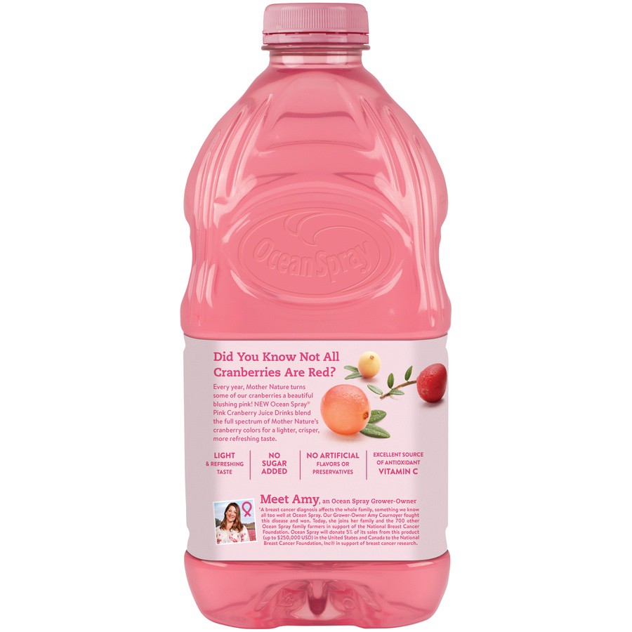 slide 4 of 6, Ocean Spray Pinc Cranberry Lite Juice, 64 fl oz