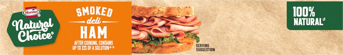 slide 9 of 10, HORMEL NATURAL CHOICE Smoked Deli Ham, 8 oz