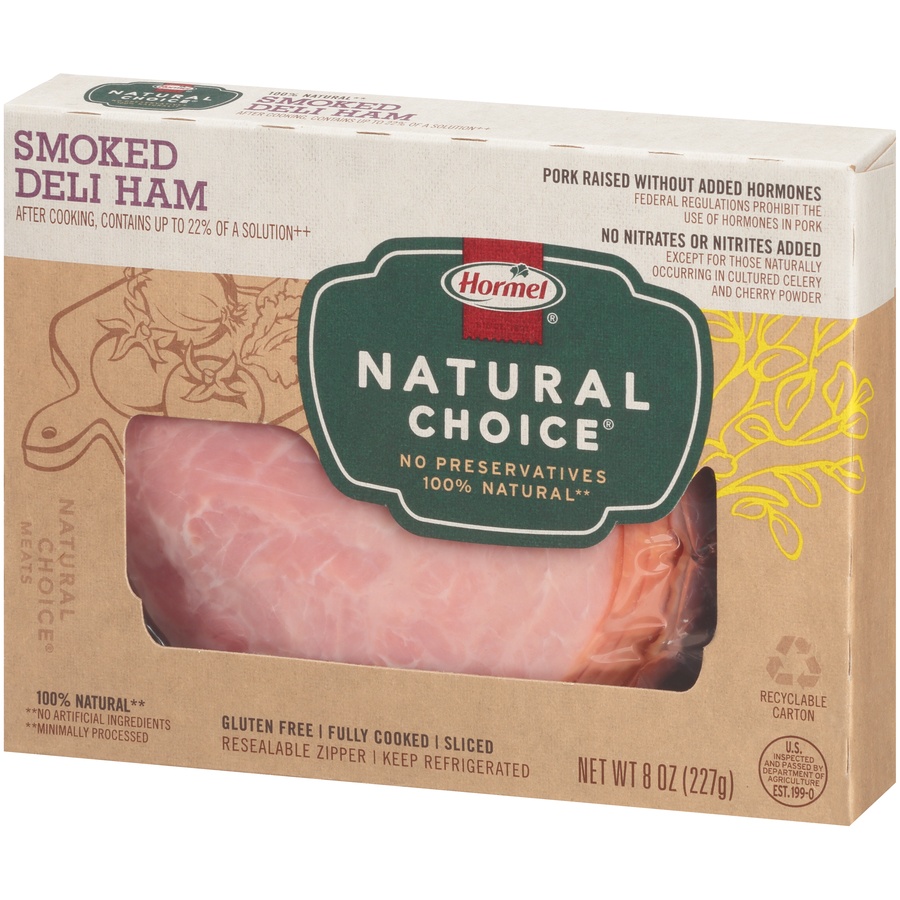 slide 3 of 8, Hormel Natural Choice Smoked Deli Ham, 8 oz