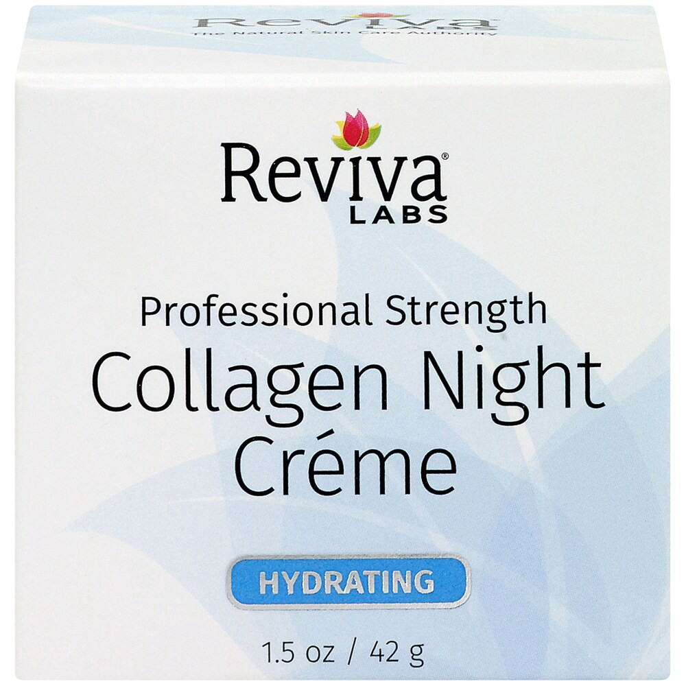 slide 1 of 1, Reviva Labs Collagen Night Hydrating Cream, 1.5 oz