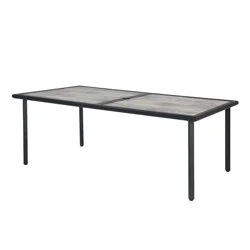 HGTV Aspyn Big Tile Top Dining Table, 76 in x 38 in