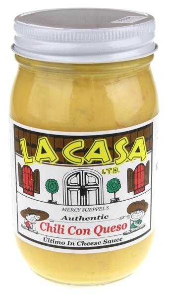 slide 1 of 1, La Casa Chili Con Queso - 16 oz, 16 oz