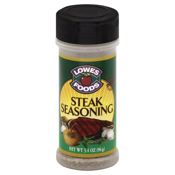 slide 1 of 1, Lowes Foods Steak Seasoning, 3.4 oz