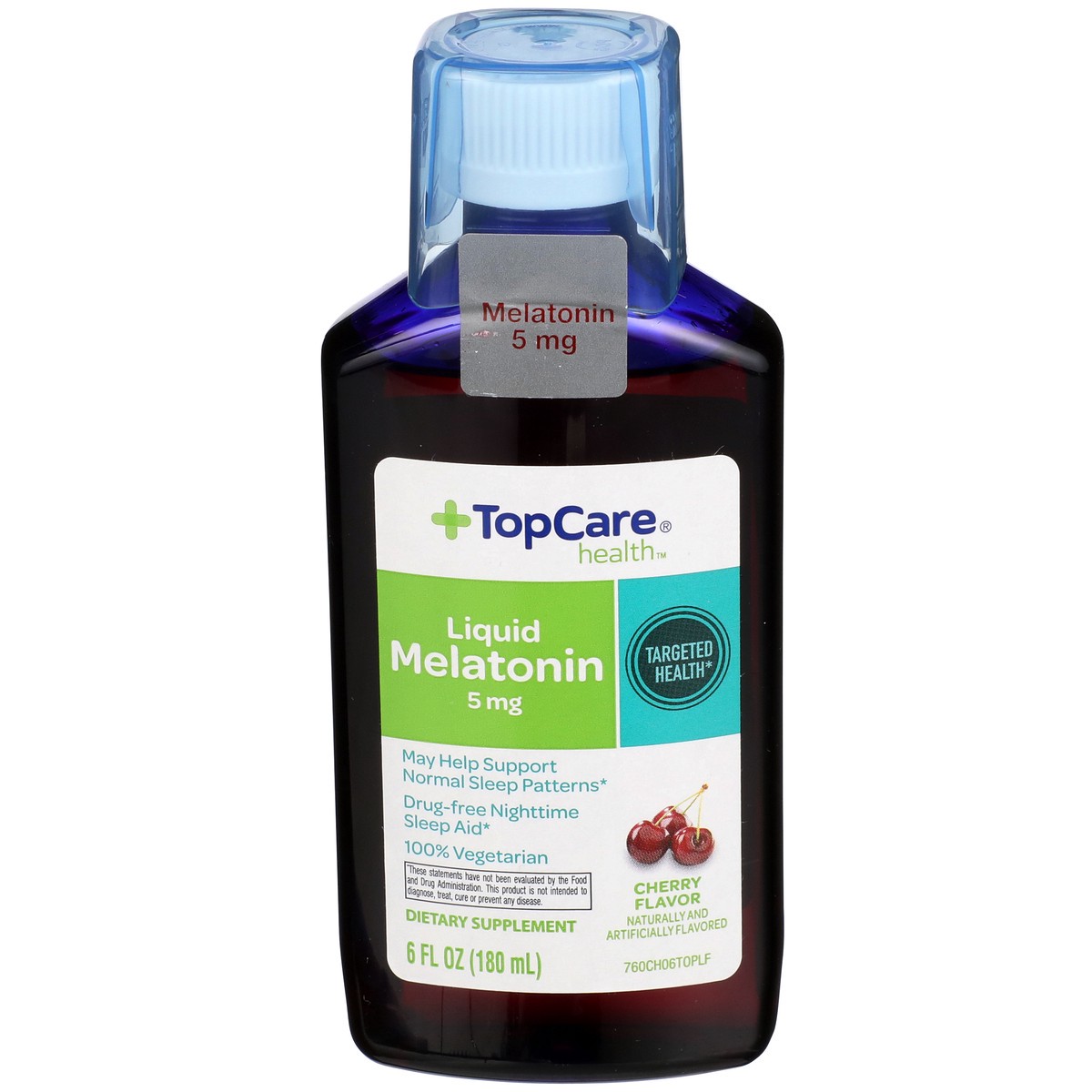 slide 9 of 13, Sleep Aid Melatonin 5Mg Cherry Liq, 6 fl oz