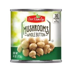 Our Family Whole Button Mushrooms