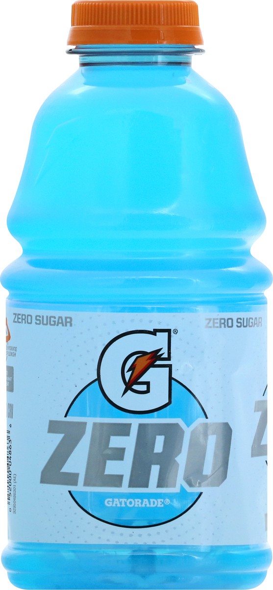 slide 3 of 12, Gatorade Zero Zero Sugar Cool Blue Thirst Quencher 32 fl oz, 32 fl oz