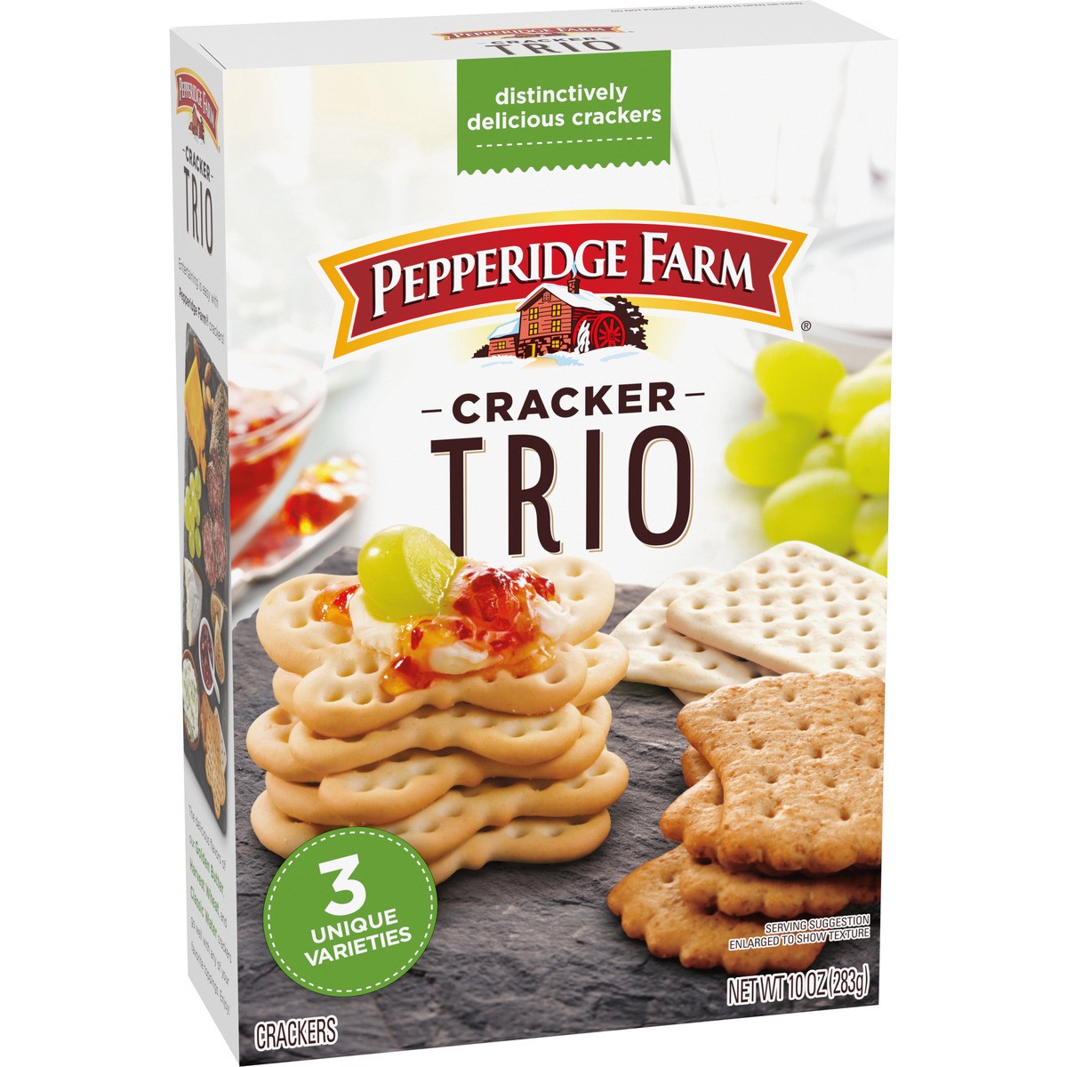 slide 10 of 11, Pepperidge Farm Trio Variety Crackers, 10.000 oz