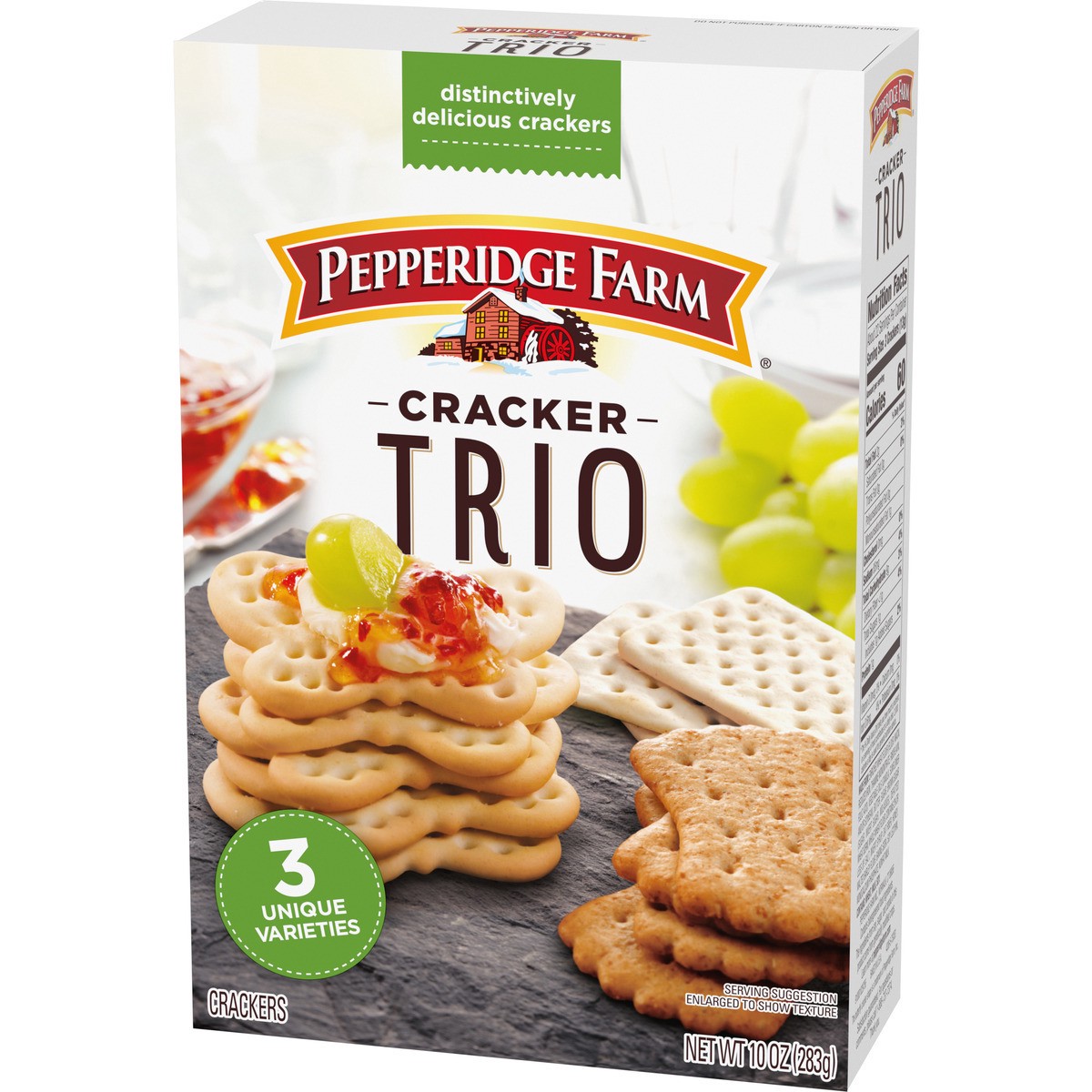 slide 6 of 11, Pepperidge Farm Trio Variety Crackers, 10.000 oz