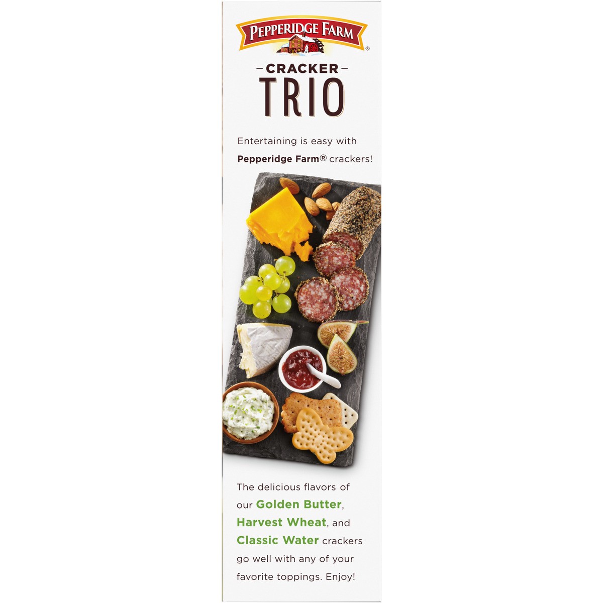 slide 3 of 11, Pepperidge Farm Trio Variety Crackers, 10.000 oz