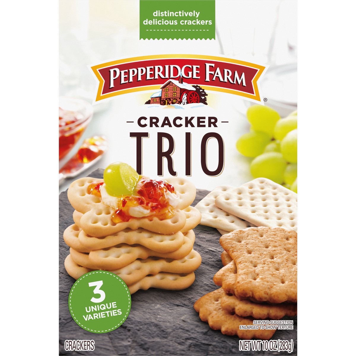 slide 2 of 11, Pepperidge Farm Trio Variety Crackers, 10.000 oz