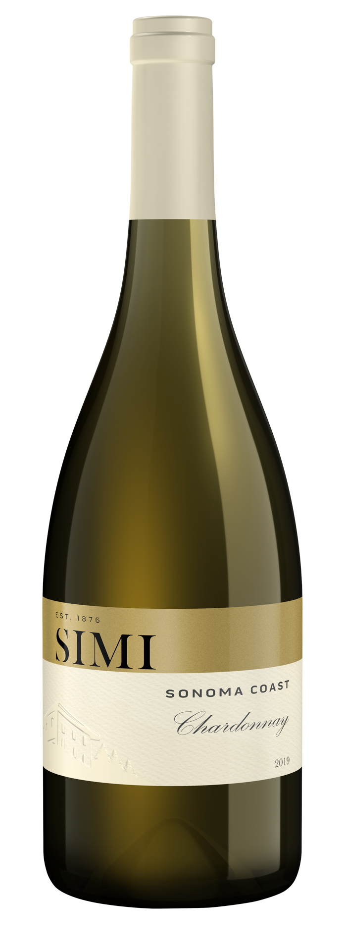 slide 1 of 5, SIMI Sonoma Coast Chardonnay White Wine, 750 mL Bottle, 25.36 fl oz