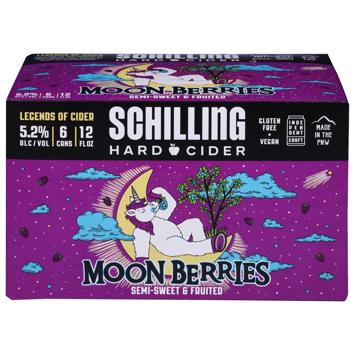 slide 5 of 13, Schilling Moon Berries Hard Cider 6 - 12 fl oz Cans, 6 ct