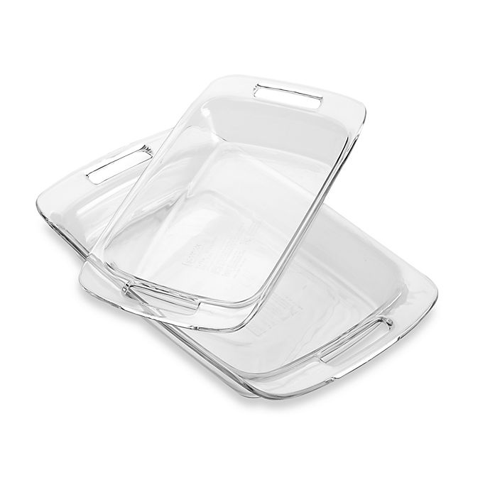 slide 1 of 1, Pyrex Grip Rite Bakeware Value Pack, 2 ct