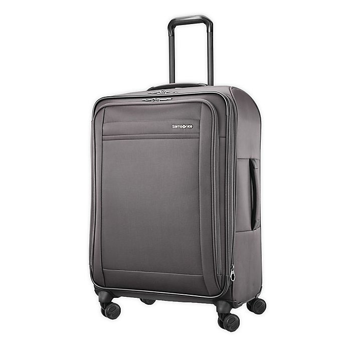 slide 1 of 11, Samsonite Signify 2 LTE Softside Spinner Checked Luggage - Charcoal, 25 in