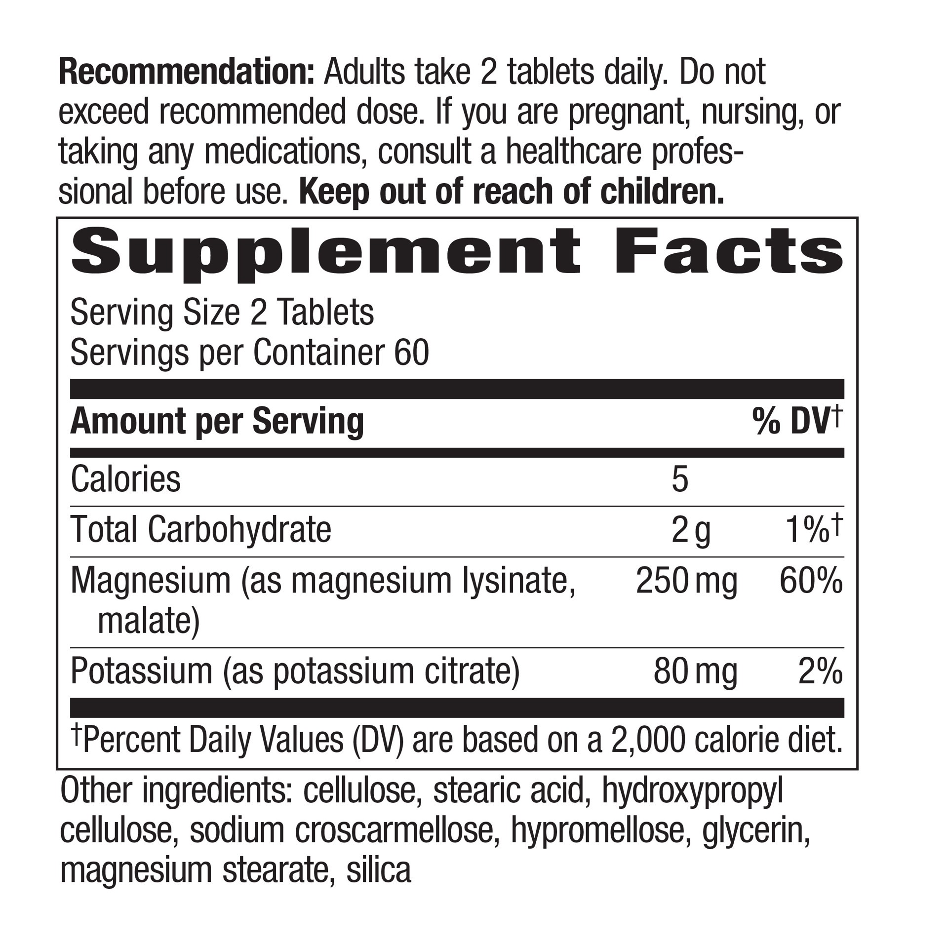 slide 4 of 4, Nature's Way Krebs Magnesium Potassium Complex, 120 ct
