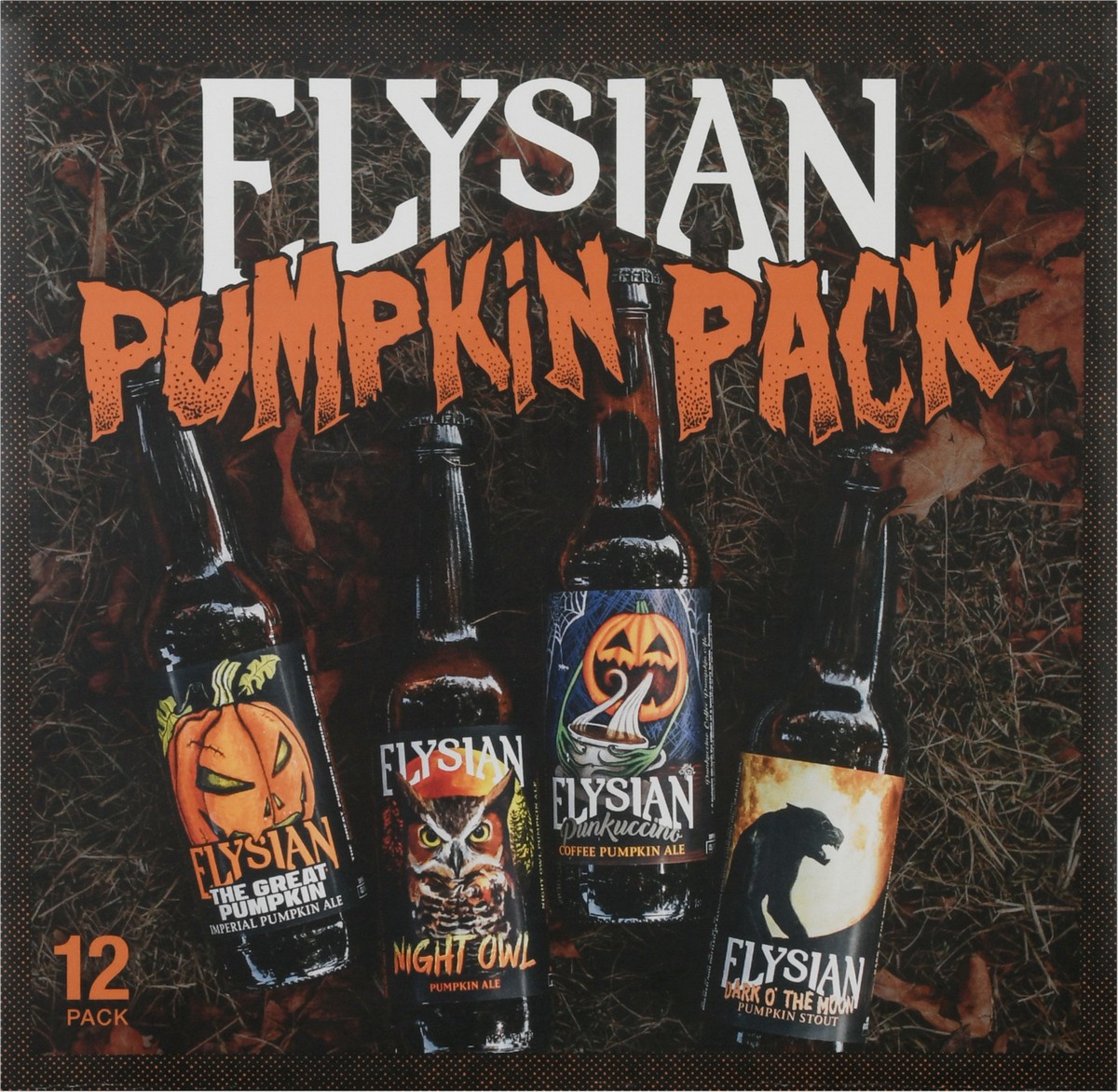 slide 1 of 1, Elysian 12 Pack Pumpkin Pack Beer 12 fl oz Bottles, 12 ct