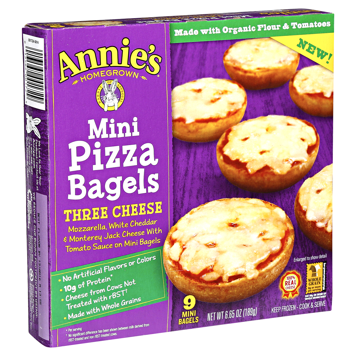 Annie's Three Cheese Mini Pizza Bagels 6.65 oz Shipt