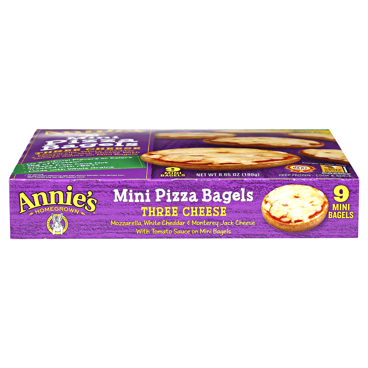 Annies Three Cheese Mini Pizza Bagels 665 Oz Shipt 