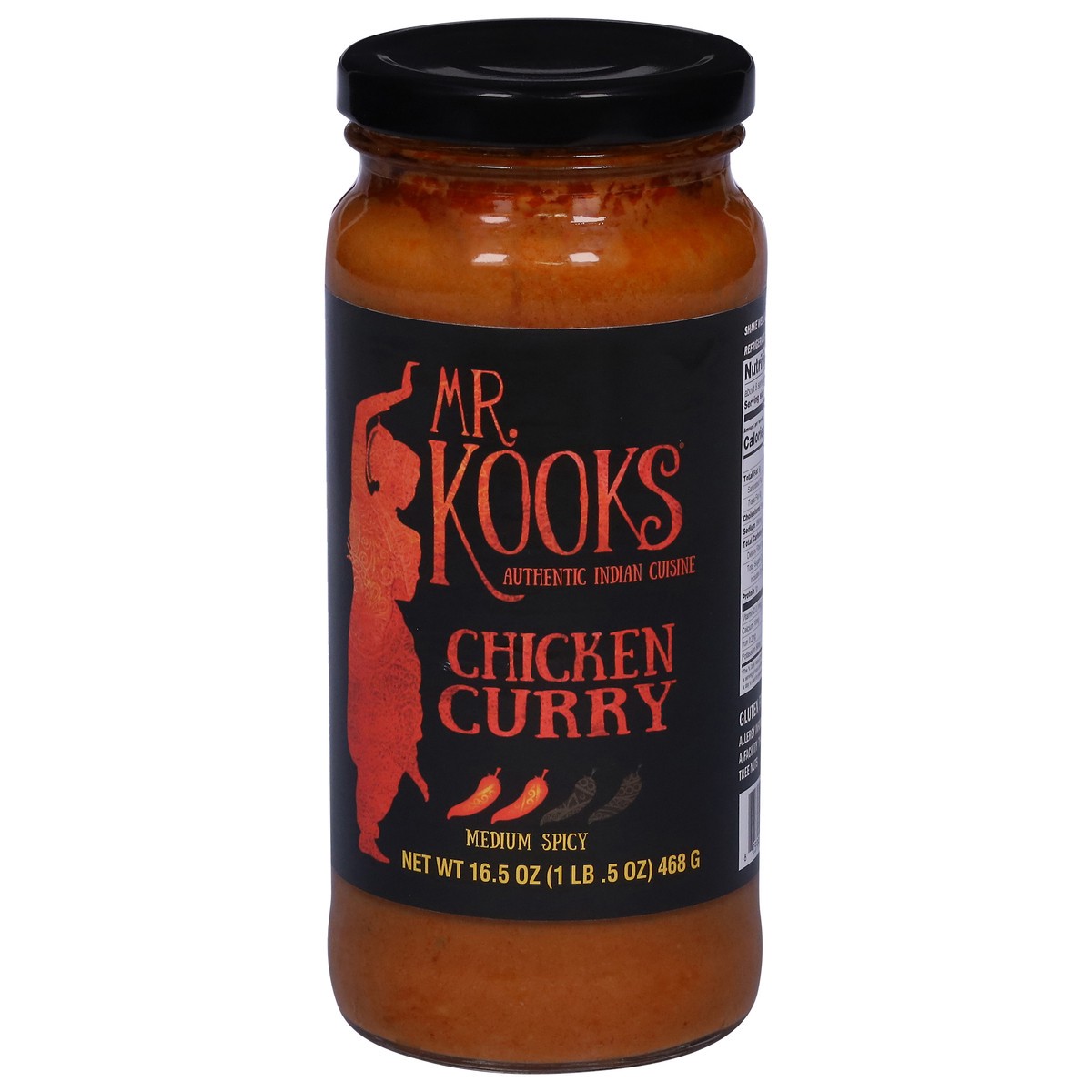 slide 10 of 14, Mr. Kooks Medium Spicy Chicken Curry 16.5 oz, 16.5 oz